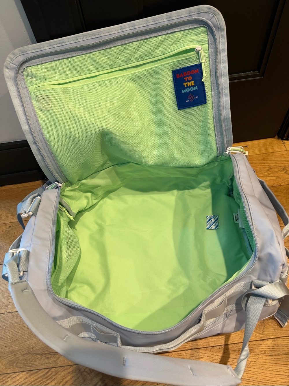 Baboon to the Moon Light blue Travel backpack 40L
